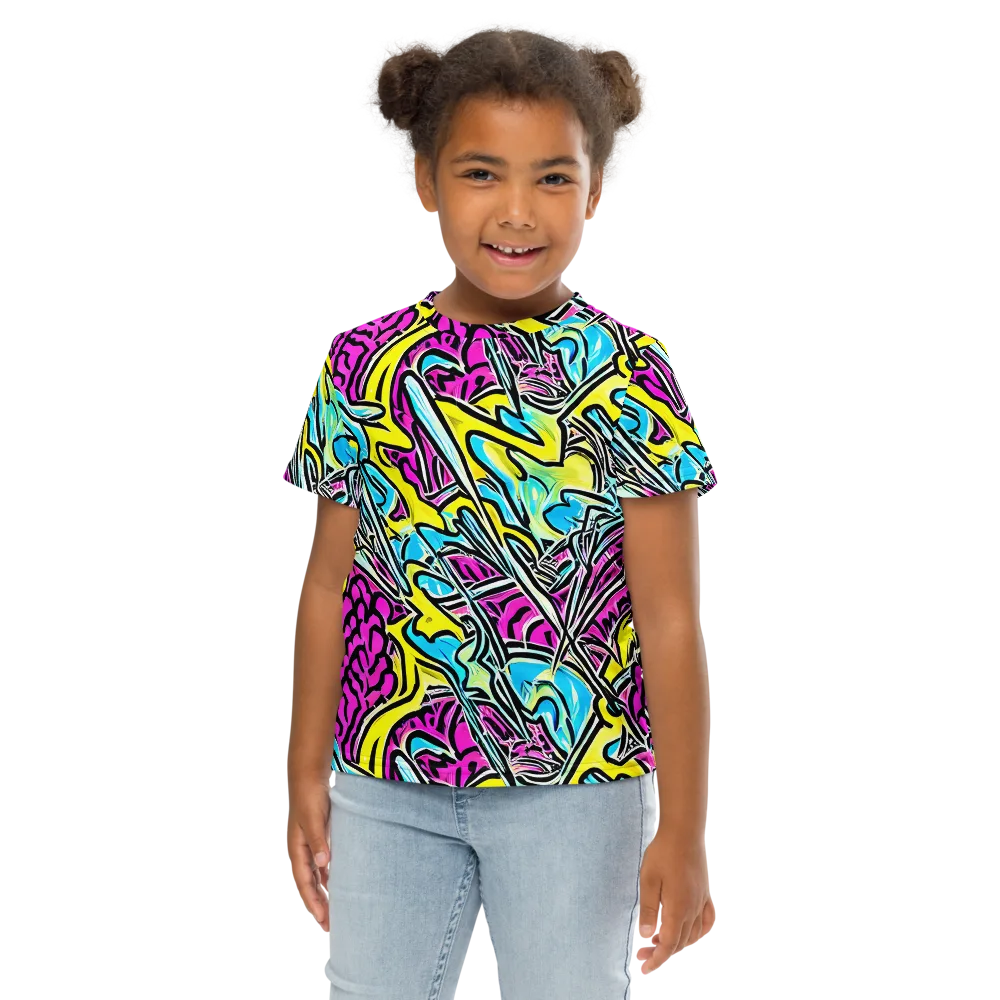 Future Safari on Kids Crew Neck T-Shirt — Front
