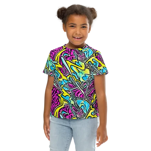 Future Safari on a Kids Crew Neck T-Shirt