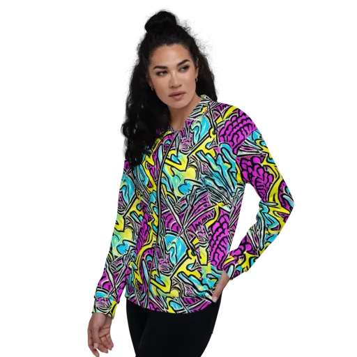 Future Safari on a Bomber Jacket