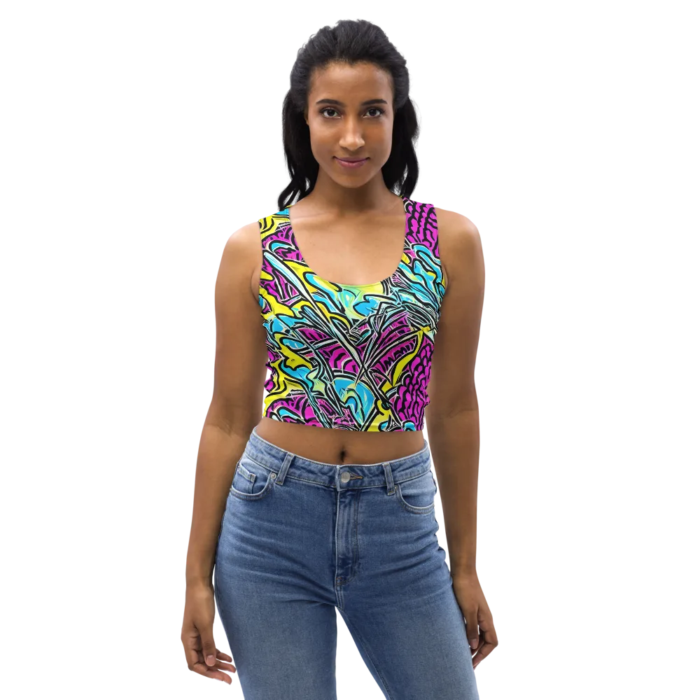 Future Safari on Crop Top — Front