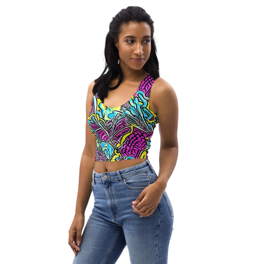 Future Safari on Crop Top — Left Front