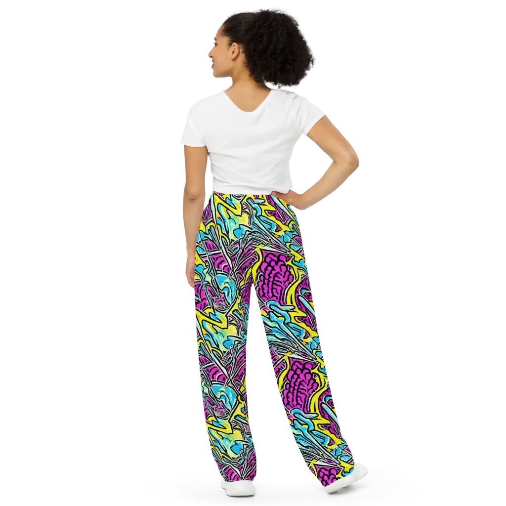 Future Safari on Wide-Leg Pants — Back
