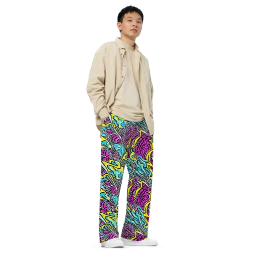 Future Safari on a Wide-Leg Pants