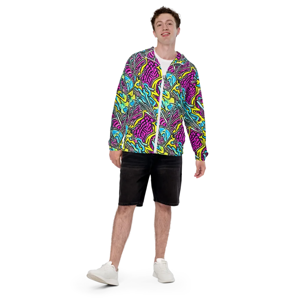 Future Safari on Men's Windbreaker — Front