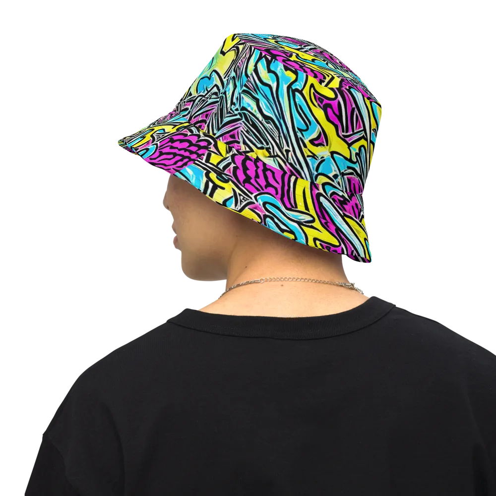 Future Safari on Reversible Bucket Hat — Back Inside