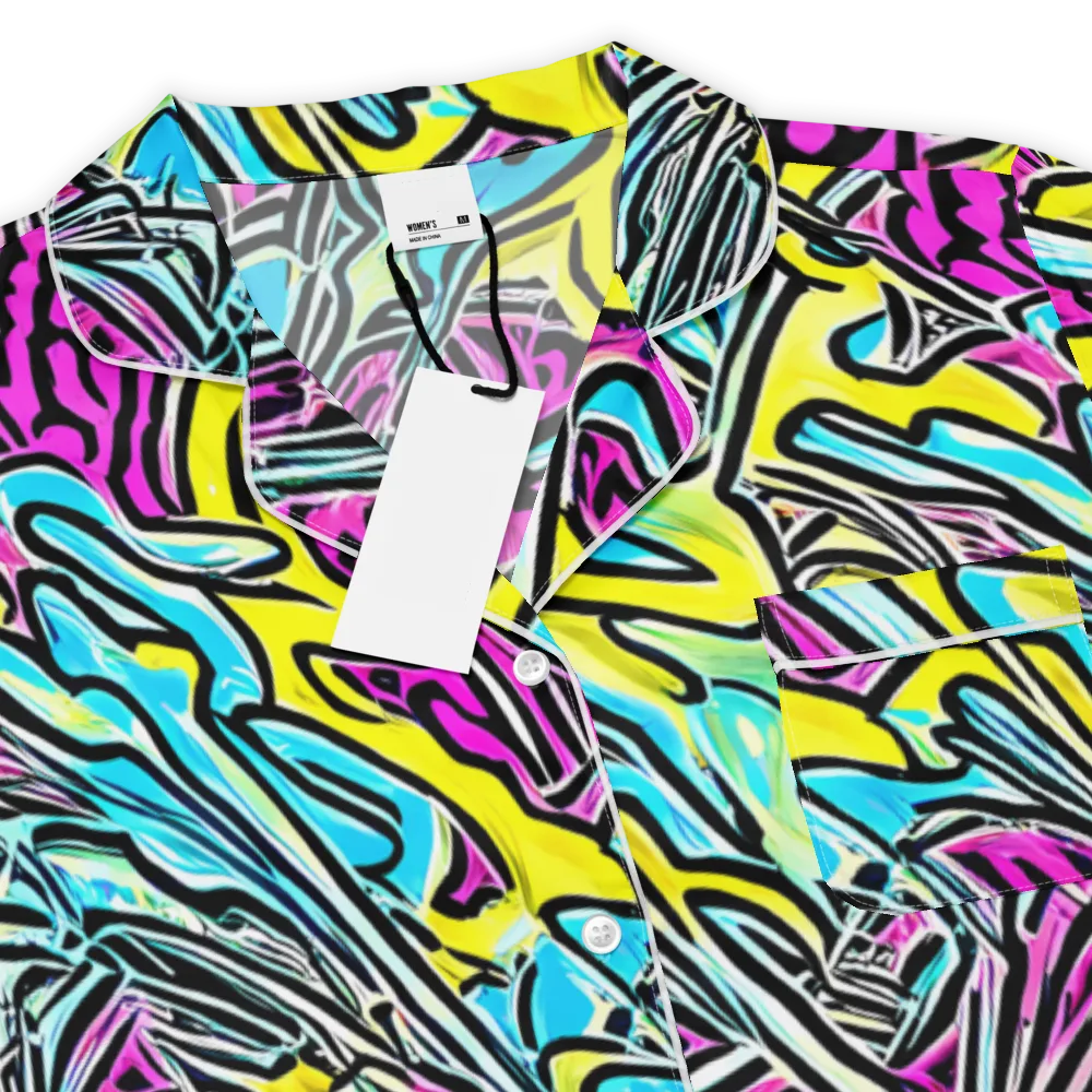 Future Safari on Women's Short Sleeve Pajama Top — Product details