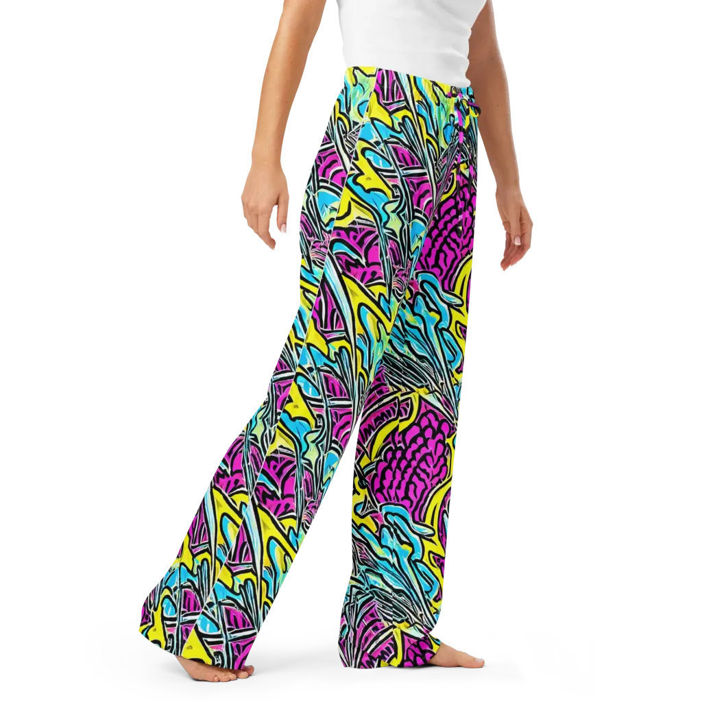 Future Safari on Women's Pajama Pants — Right Front