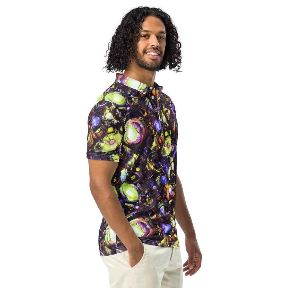 Midnight Nectar on Men's Slim Fit Polo Shirt — Right Front