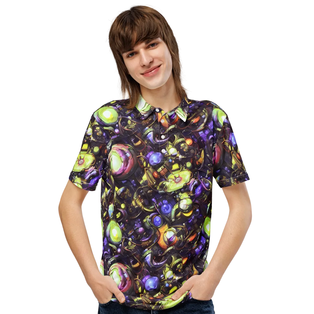 Midnight Nectar on Men's Slim Fit Polo Shirt — Front