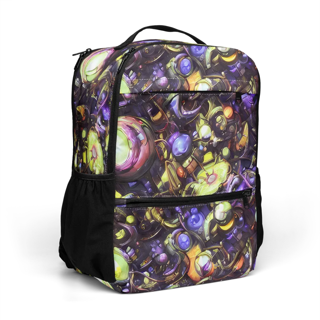Midnight Nectar on Utility Backpack — Right Front