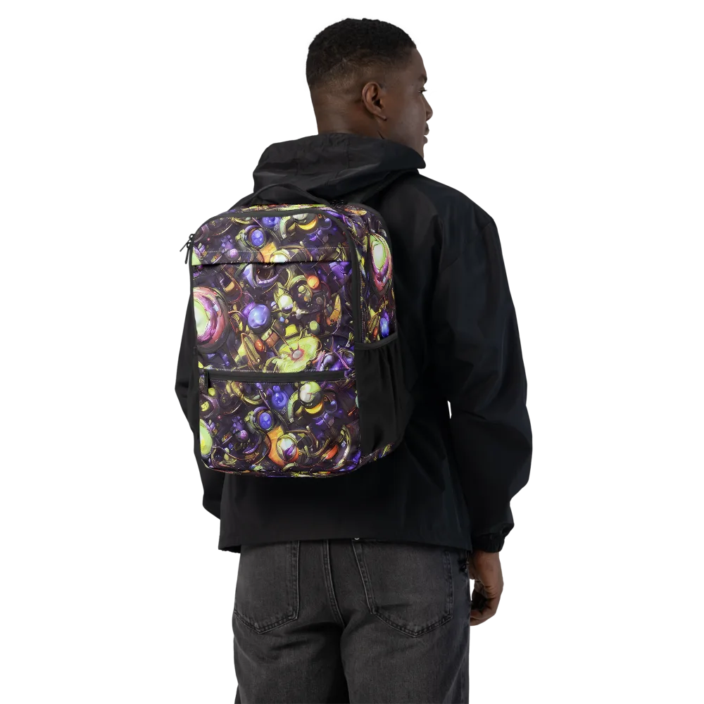Midnight Nectar on Utility Backpack — Back