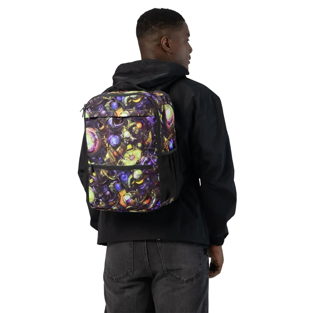Midnight Nectar on Utility Backpack — Back
