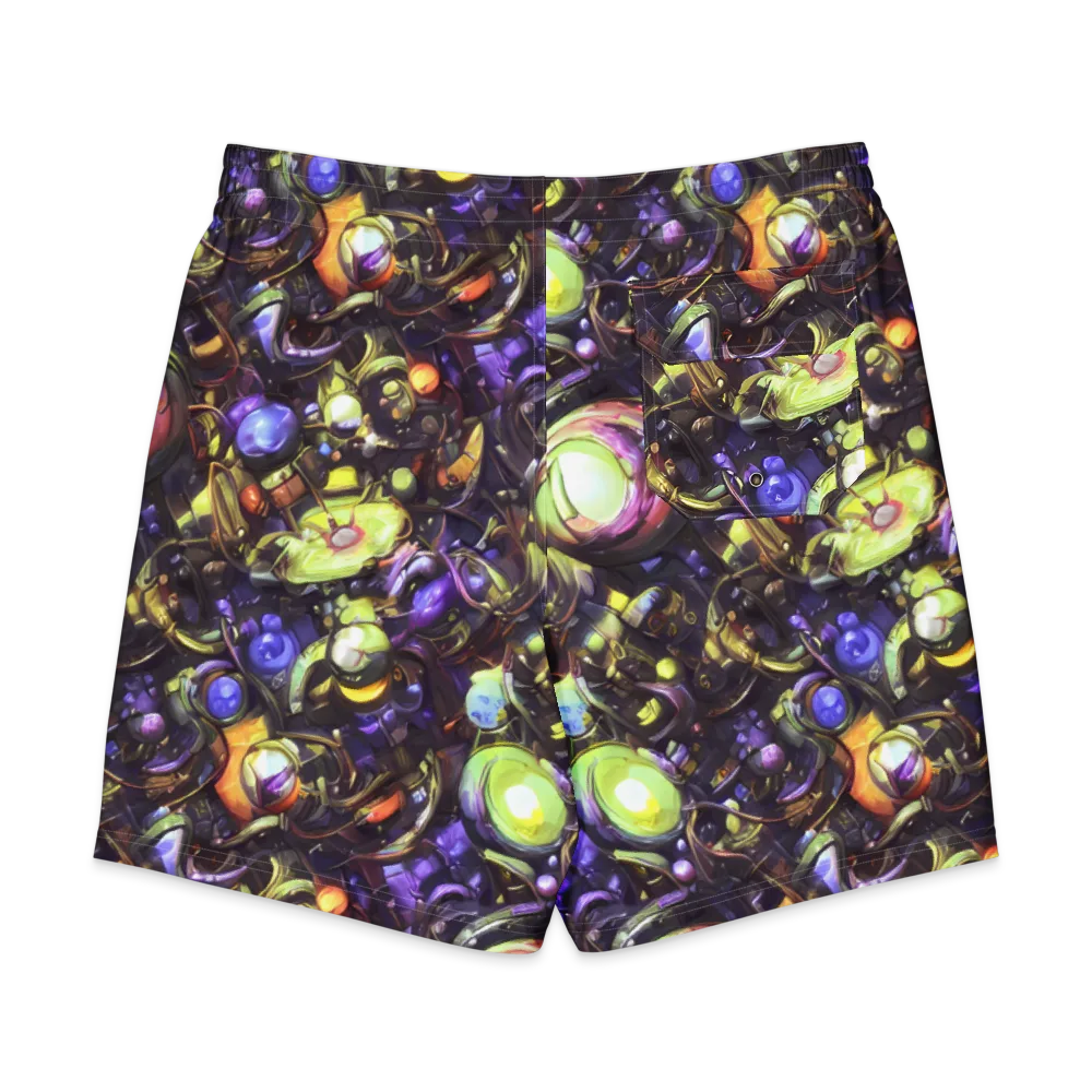 Midnight Nectar on Men's Board Shorts — Back