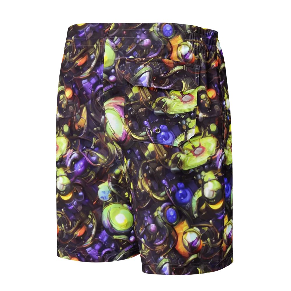 Midnight Nectar on Men's Board Shorts — Back