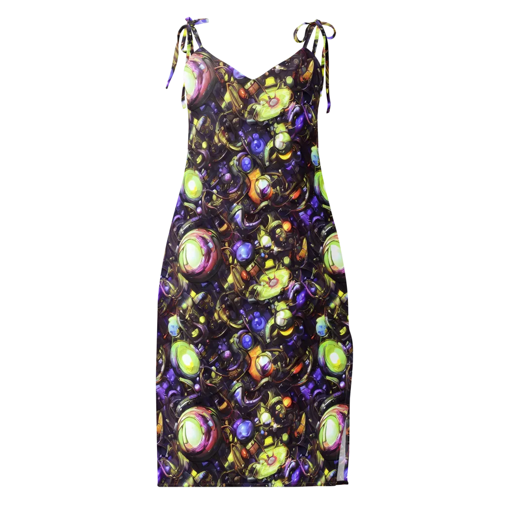 Midnight Nectar on Slip Dress — Front