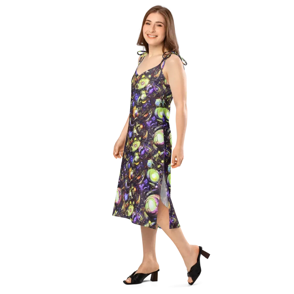Midnight Nectar on Slip Dress — Left Front
