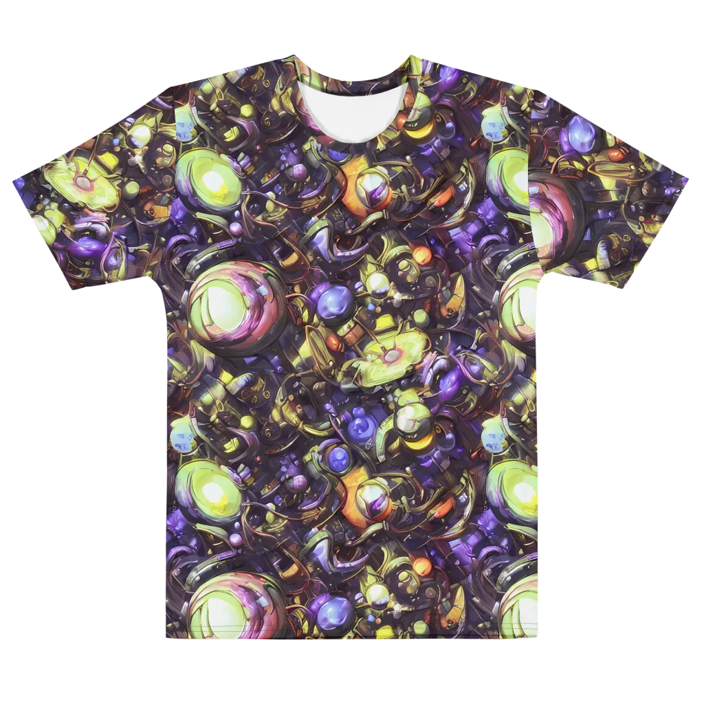 Midnight Nectar on Men's Cotton Crew Neck T-Shirt — Front