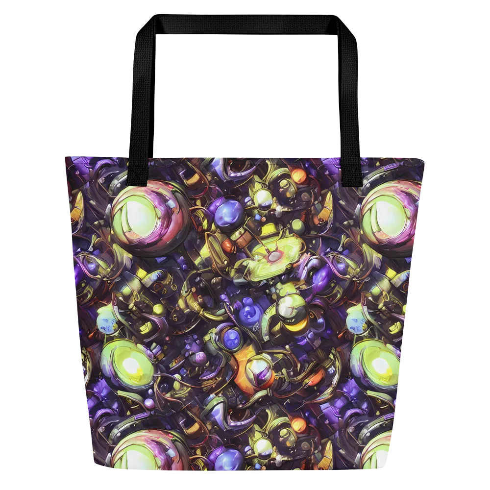 Midnight Nectar on Large Tote Bag W/ Pocket — Front