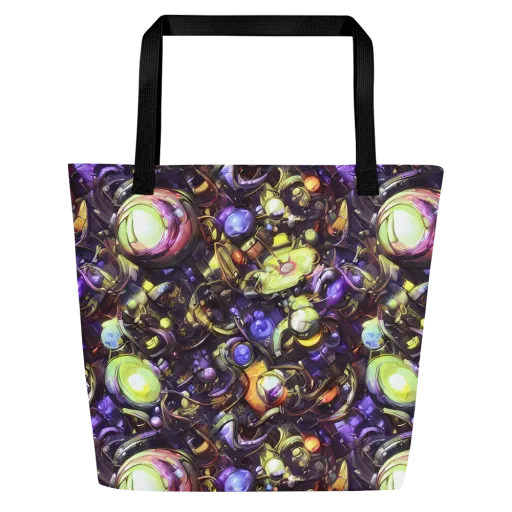 Midnight Nectar on a Large Tote Bag W/ Pocket