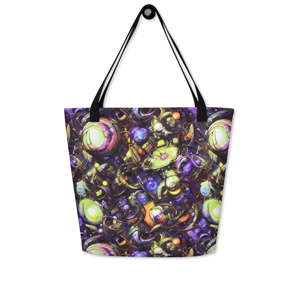 Midnight Nectar on Large Tote Bag W/ Pocket — Front