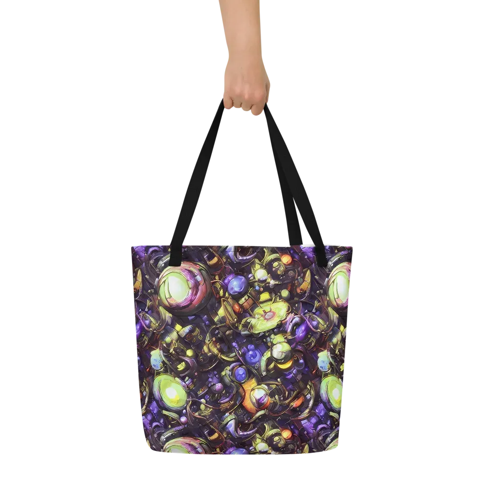 Midnight Nectar on Large Tote Bag W/ Pocket — Front