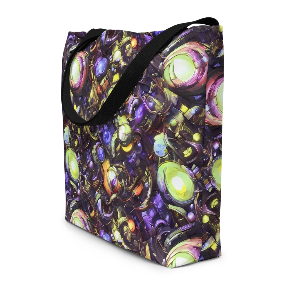 Midnight Nectar on Large Tote Bag W/ Pocket — Front