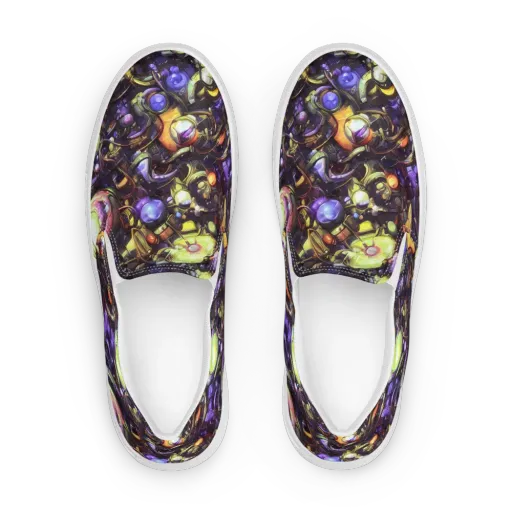 Midnight Nectar on a Women's Slip-On Canvas Shoes