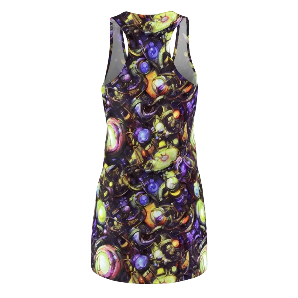 Midnight Nectar on Racerback Dress — Back