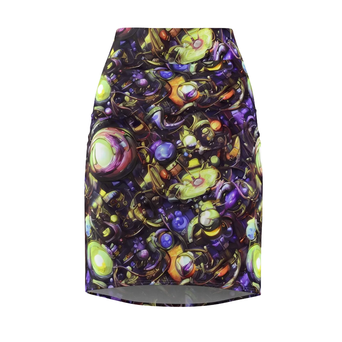 Midnight Nectar on Pencil Skirt — Front