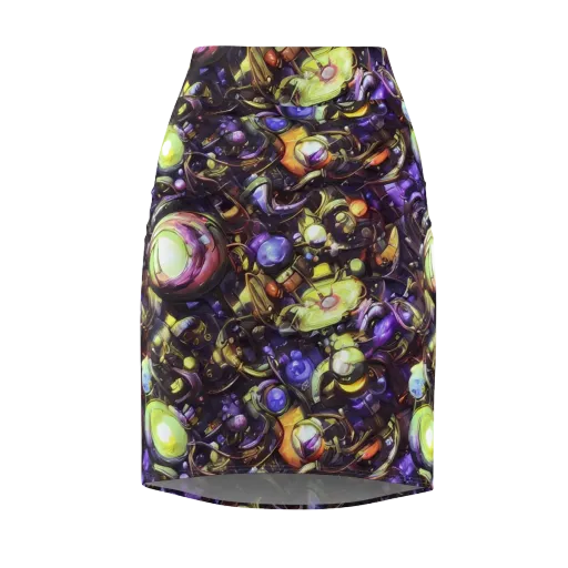 Midnight Nectar on a Pencil Skirt