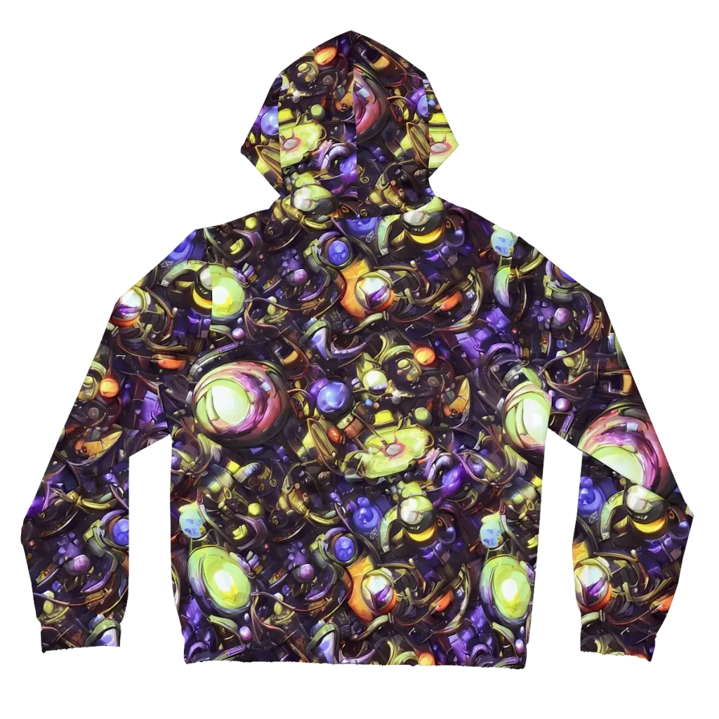 Midnight Nectar on Women's Full-Zip Hoodie — Back