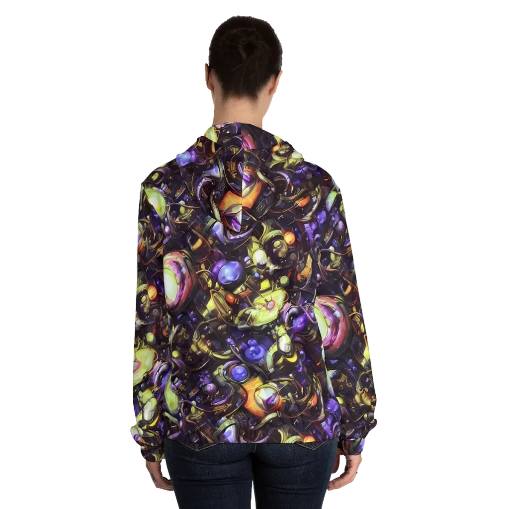 Midnight Nectar on Women's Full-Zip Hoodie — Back On Person