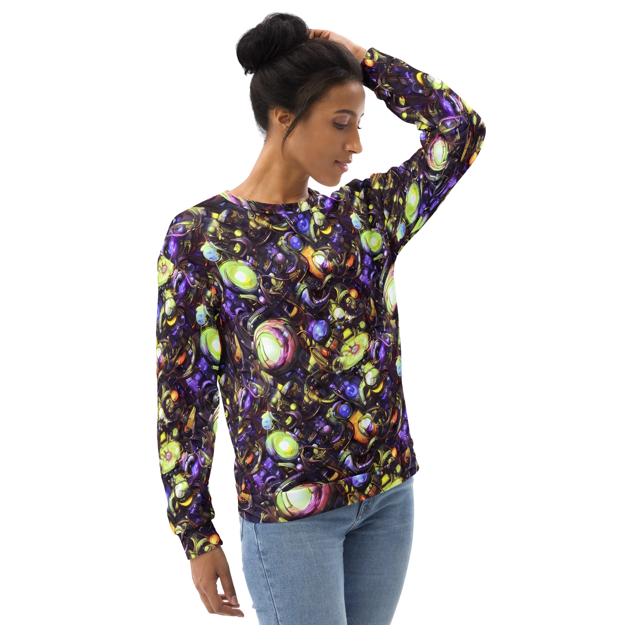 Midnight Nectar on Sweatshirt — Right Front