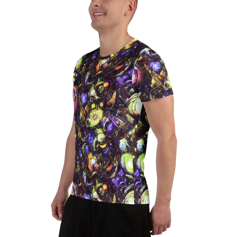 Midnight Nectar on Men's Athletic T-Shirt — Left