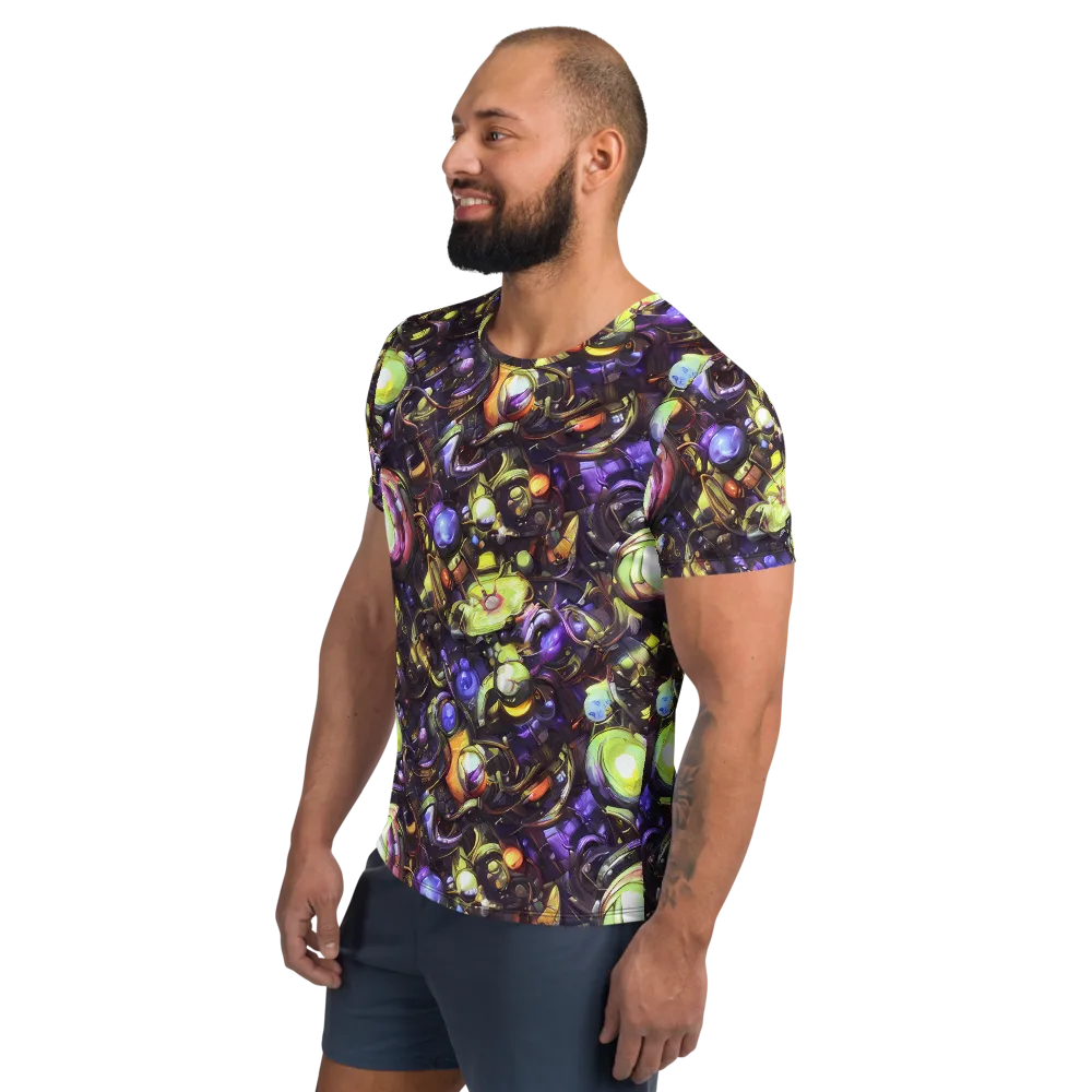 Midnight Nectar on Men's Athletic T-Shirt — Left