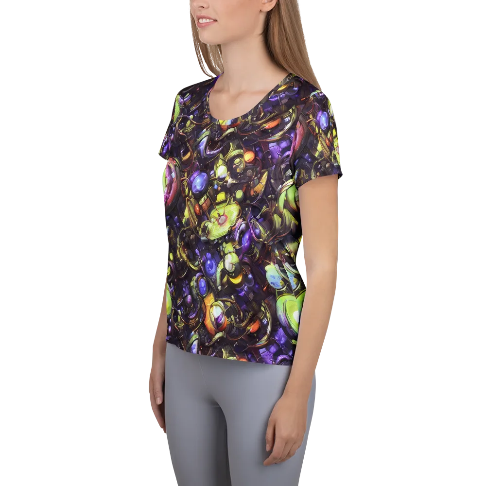 Midnight Nectar on Women's Athletic T-Shirt — Left