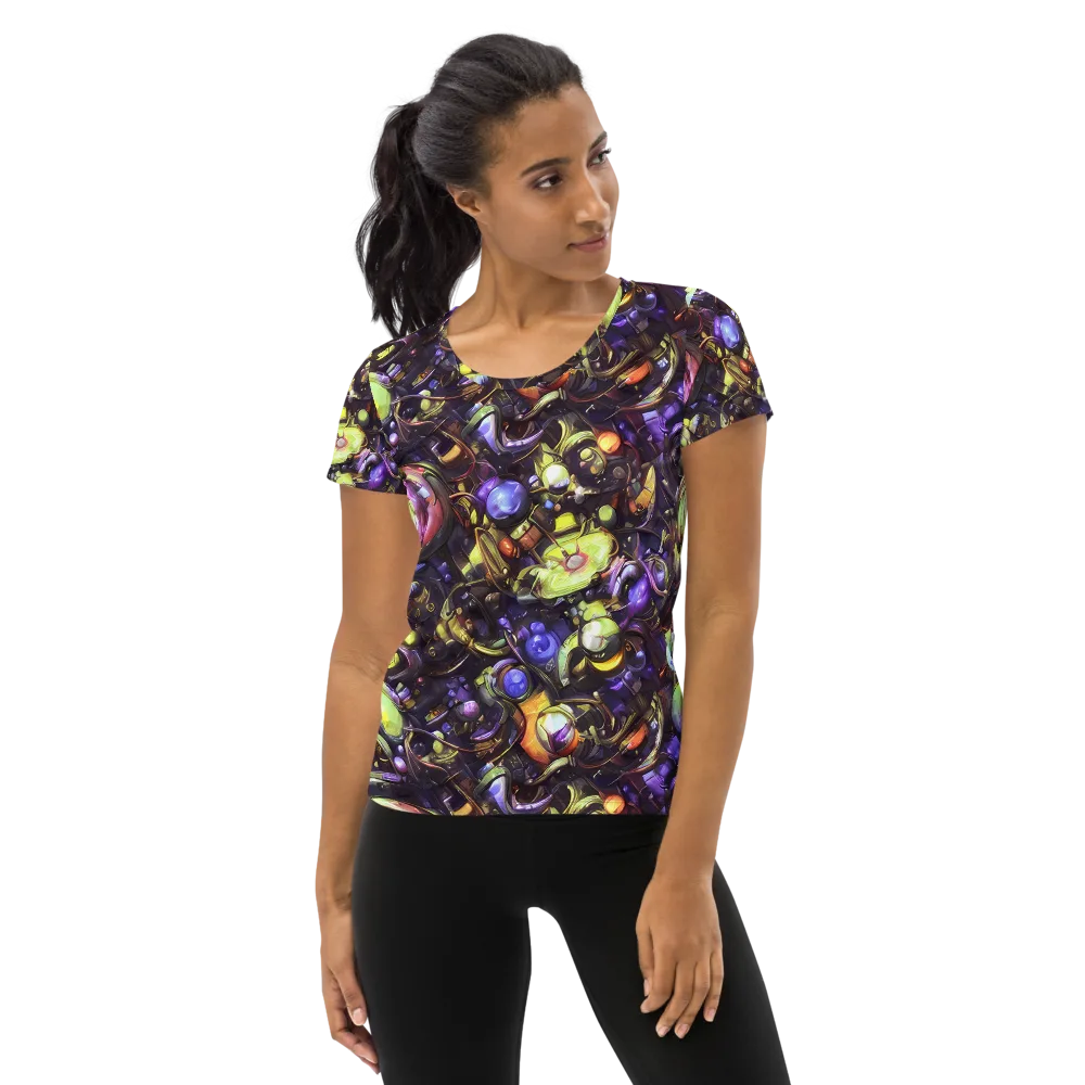 Midnight Nectar on Women's Athletic T-Shirt — Front