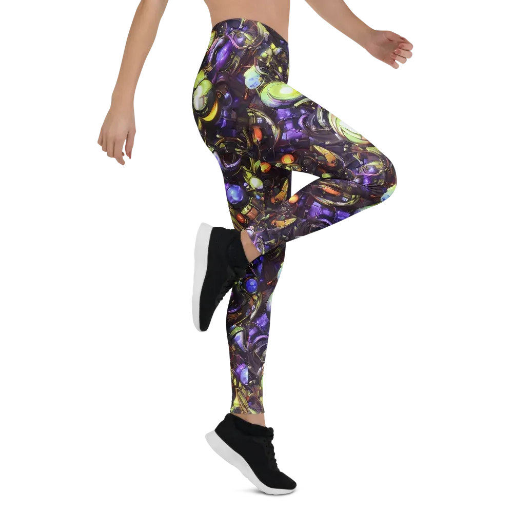 Midnight Nectar on Leggings — Right