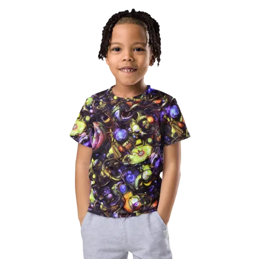 Midnight Nectar on a Kids Crew Neck T-Shirt
