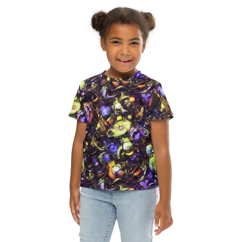 Midnight Nectar on Kids Crew Neck T-Shirt — Front