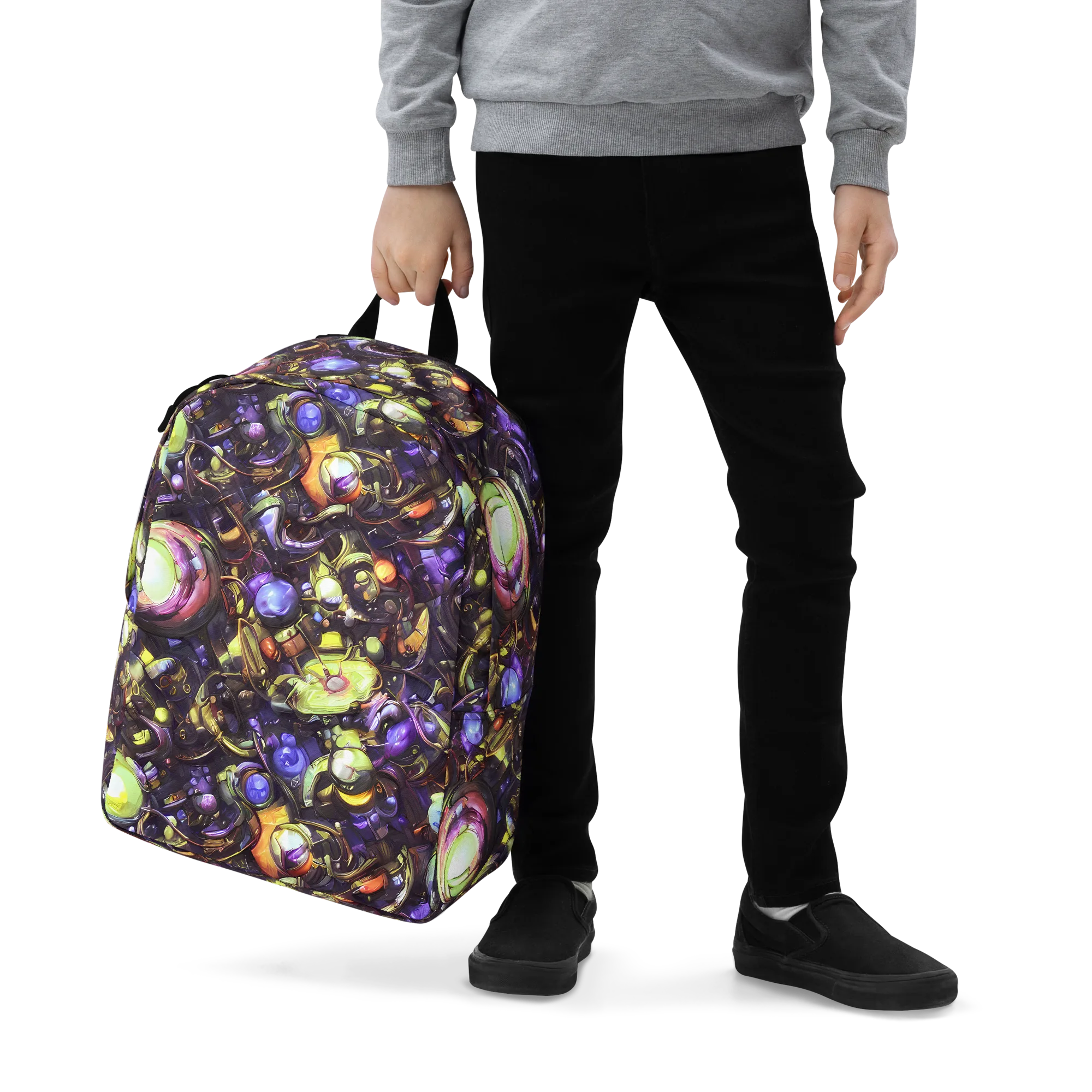 Midnight Nectar on Minimalist Backpack — Zoomed-in