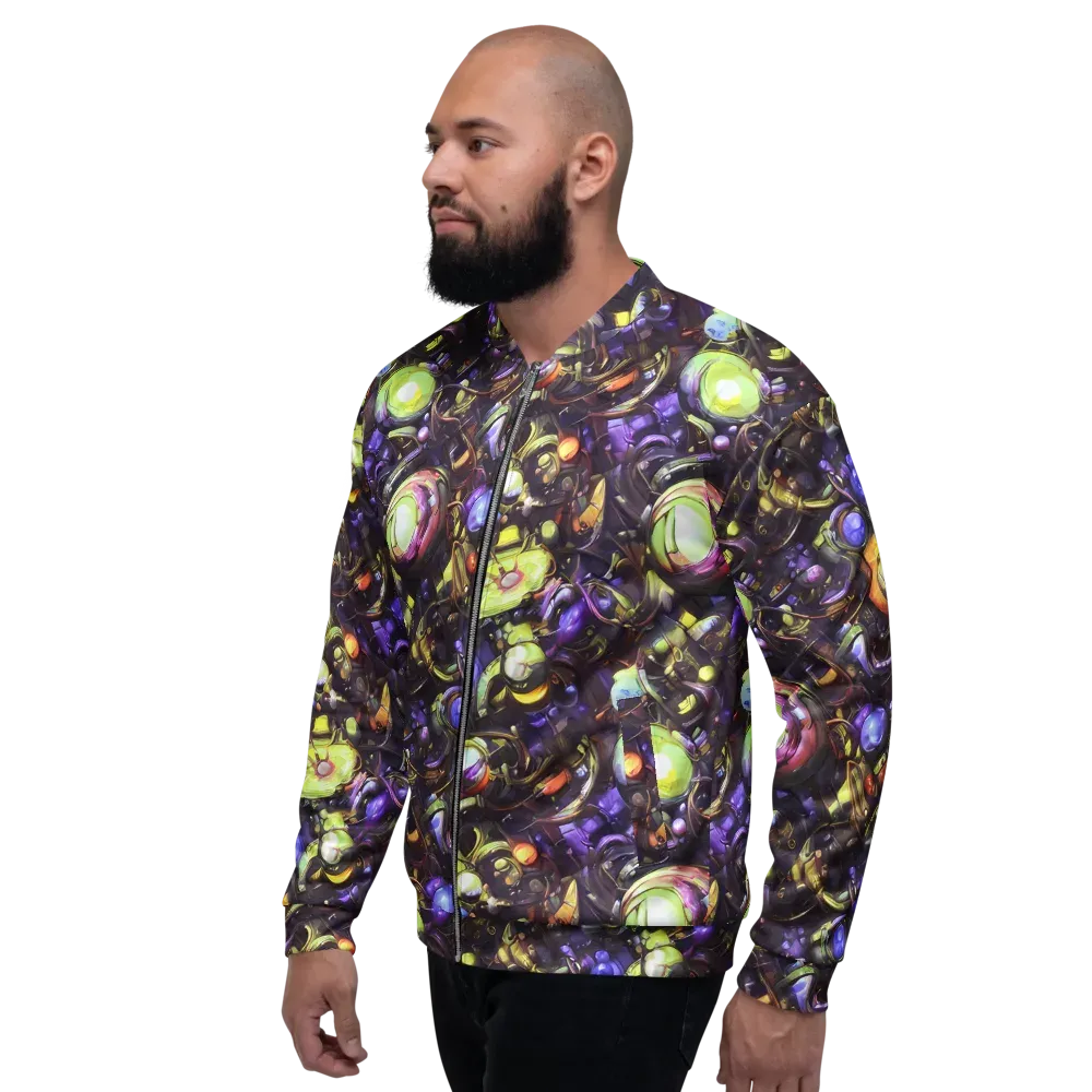Midnight Nectar on Bomber Jacket — Left