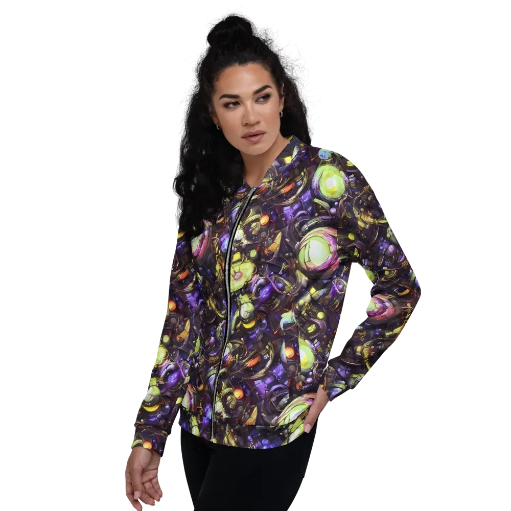 Midnight Nectar on Bomber Jacket — Left