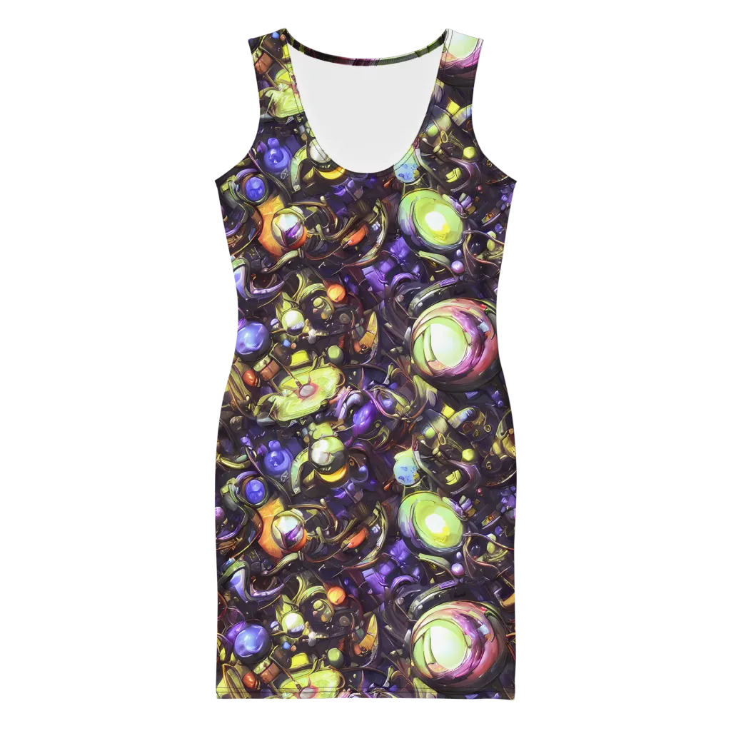 Midnight Nectar on Bodycon Dress — Front