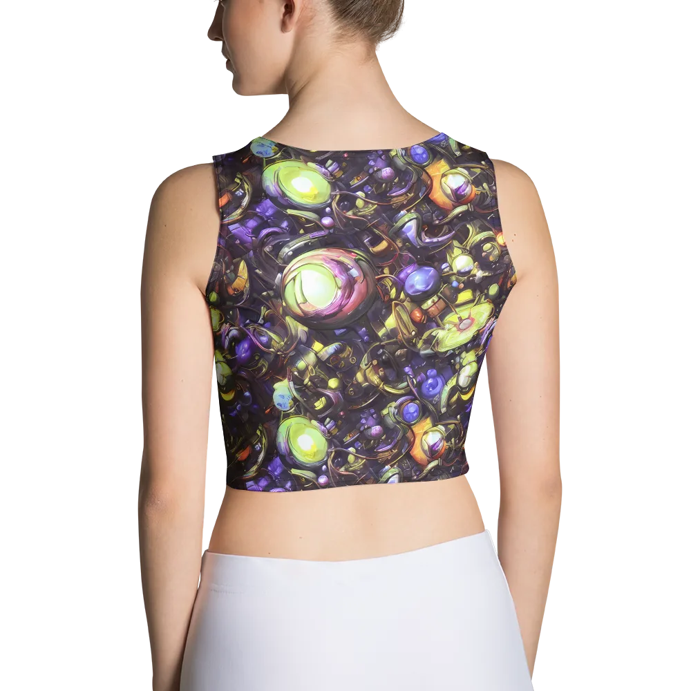 Midnight Nectar on Crop Top — Back