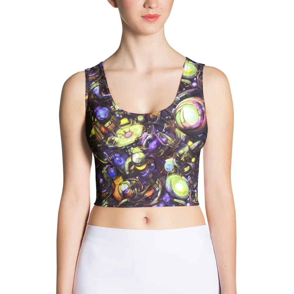 Midnight Nectar on Crop Top — Front