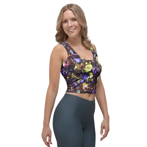 Midnight Nectar on a Crop Top