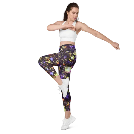 Midnight Nectar on a Leggings with Pockets