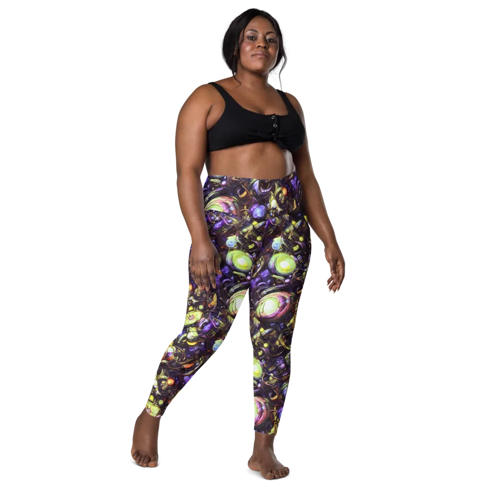 Midnight Nectar on Leggings with Pockets — Front