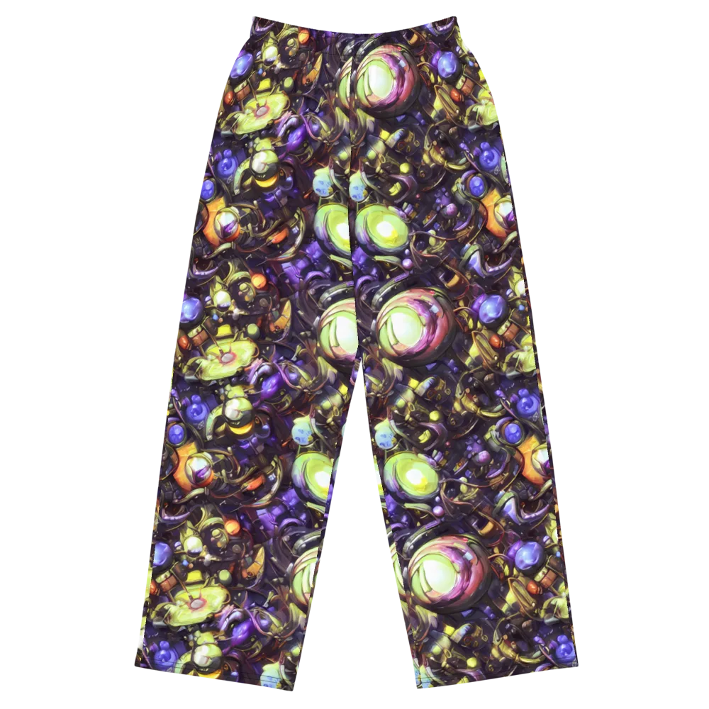 Midnight Nectar on Wide-Leg Pants — Front
